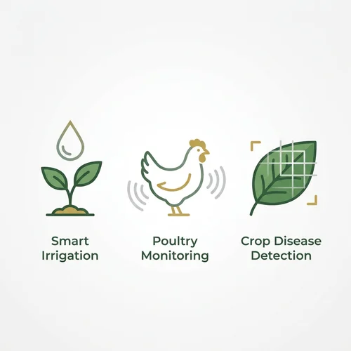 AI Growth in Agriculture Infographic